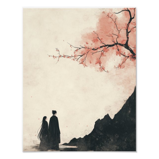 Ink Wash Painting Art Photo Print (Front)