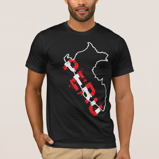 InKa1821 Label - Peru Map Shirt (Front)