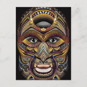 Inka art postcard