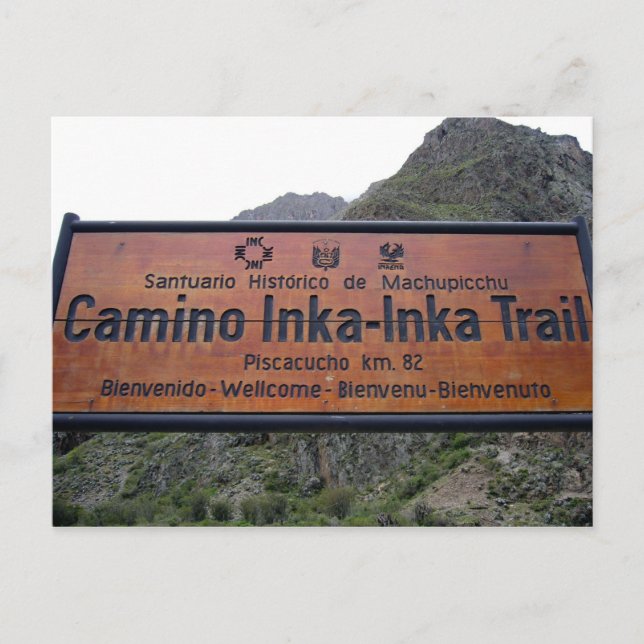 inka trail postcard (Front)