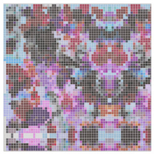 Inkblot of the Purpinklue Squared Fabric