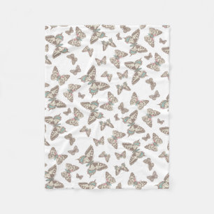 Inked butterfly patterned blanket