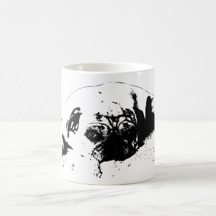 Inked Calm, Cheerful Sip Coffee Mug
