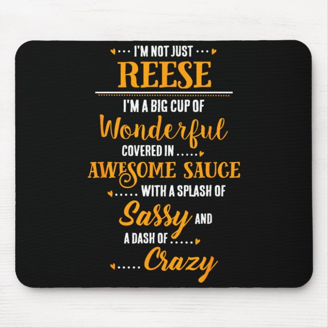 Inked Creation - Reese Big Cup Of Awesome Sy Cly C Mouse Pad (Front)
