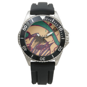 Inked. face men's watch