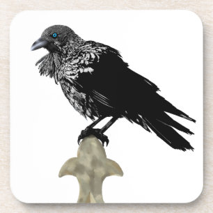 Inked Raven Coaster