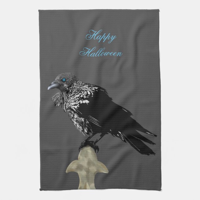 Inked Raven Kitchen Towel (Vertical)
