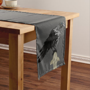 Inked Raven Long Table Runner