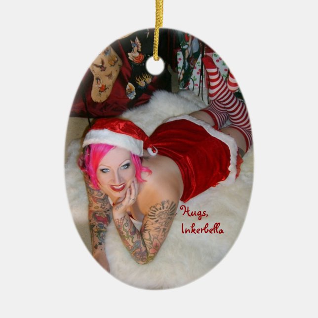 Inkerbella's Under your Tree Ornament (Front)