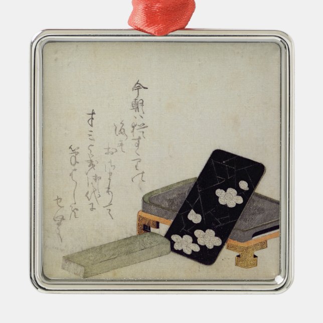 Inkstone Metal Ornament (Front)