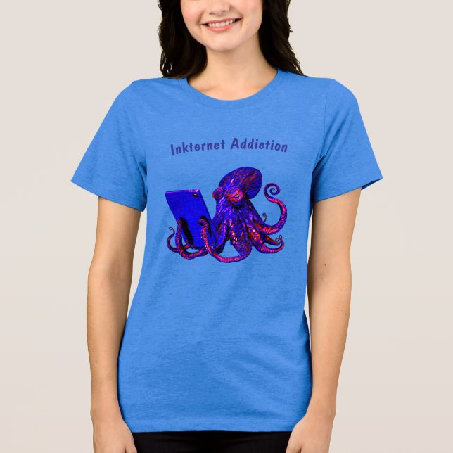 Inkternet Addiction Tri-Blend Shirt (Front)