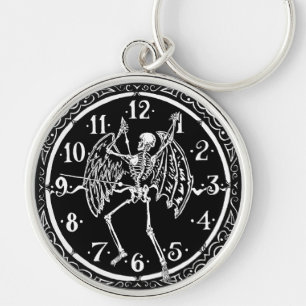 Inktober 2018 Day 14 - Mortal Clock Keychain