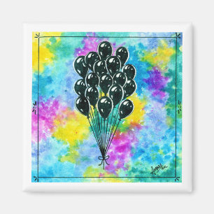 Inktober 2018 Day 17 - Party Balloons Magnet