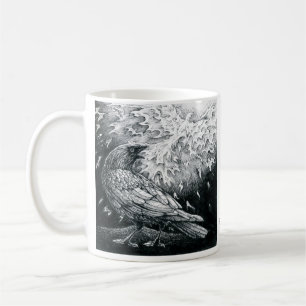 Inktober 2018 Day 19 - Birds of Death and Rebirth Coffee Mug