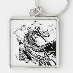 Inktober 2018 Day 26 - Stretch of the Imagination Keychain