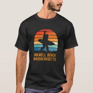 Inkwell Beach  Massachusetts Sasquatch Souvenir T-Shirt