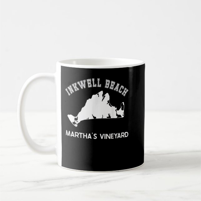 Inkwell Beach, Oak Bluffs, Martha's Vineyard, MA V Coffee Mug (Left)