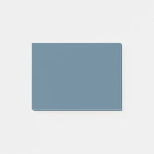 Inky Blue Solid Colour Post-it Notes