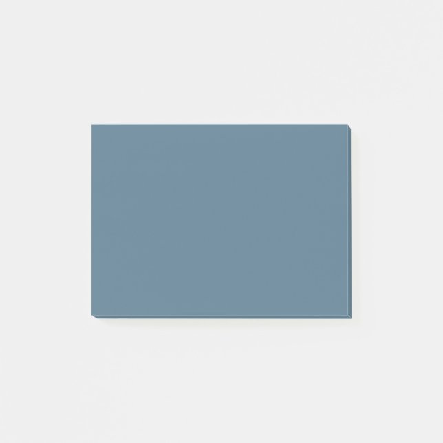 Inky Blue Solid Colour Post-it Notes (Front)