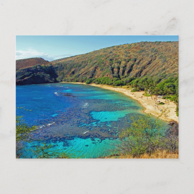 Inland, Hanauma Bay 4, Honolulu, Oahu Postcard (Front)