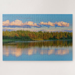 Inlet at Sunset New Brunswick, Canada Jigsaw Puzzle