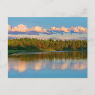 Inlet at Sunset   New Brunswick, Canada Postcard