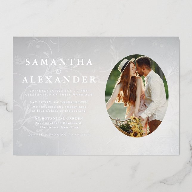 Inline Photo Modern Elegant All-In-One Wedding (Front)