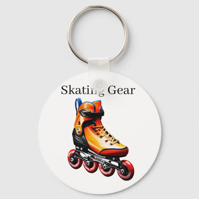 Inline Skate Shoes – All-Season Performance Keychain (Front)
