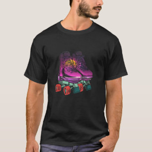 Inline Skate Skates 80s Rollerskating Roller Eight T-Shirt