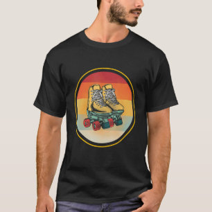 Inline Skate Skates 80s Rollerskating Roller Eight T-Shirt