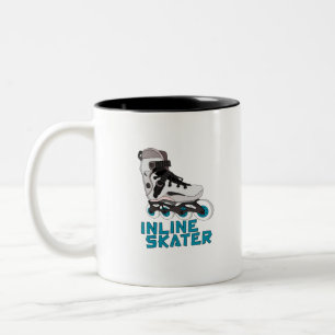 Inline Skater Two-Tone Coffee Mug
