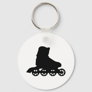 Inline skating keychain