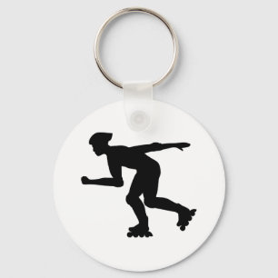 Inline skating keychain