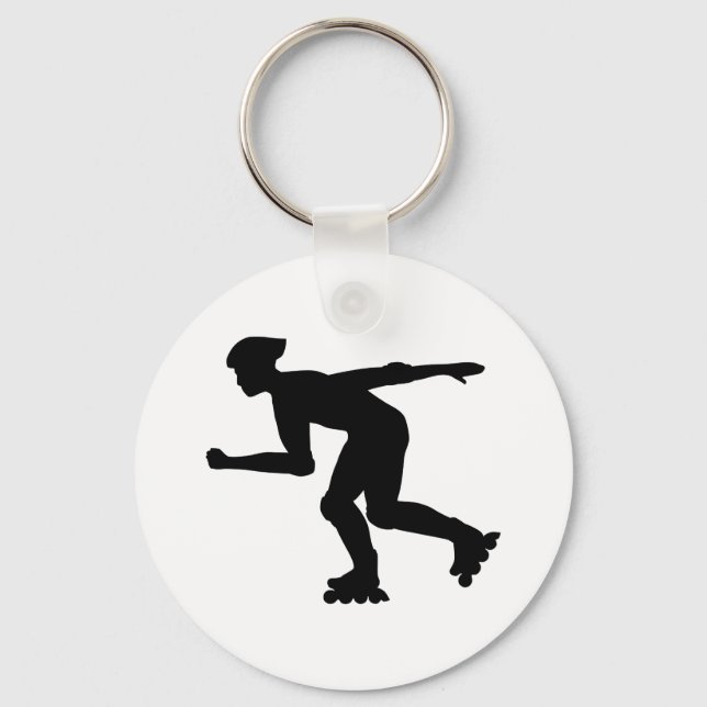 Inline skating keychain (Front)
