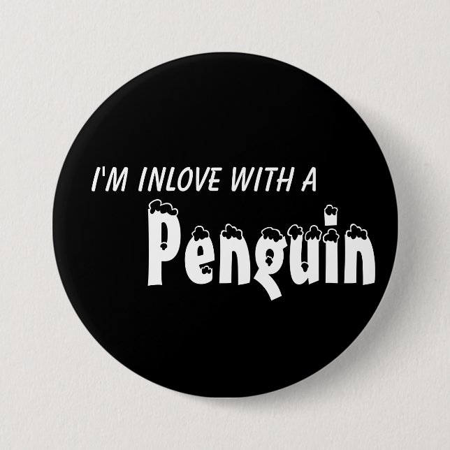 Inlove 3 Inch Round Button (Front)