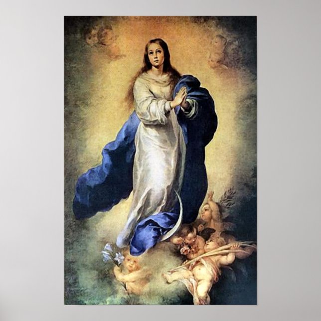 Inmaculate Conception 01A Poster de la Vierge Mari (Devant)