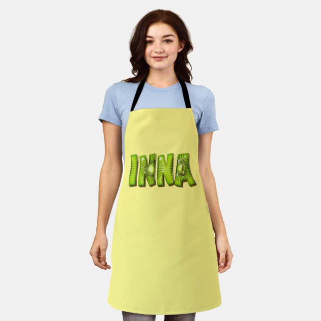 Inna Kiwi Design Tablier de cuisine (Porté)