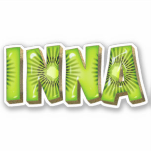 Inna Nom Kiwi Design Autocollants