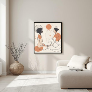 Inner Alignment – Feminine Energy Art V Poster