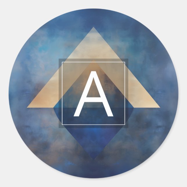 Inner Alignment | Minimal Design Classic Round Sticker (Front)