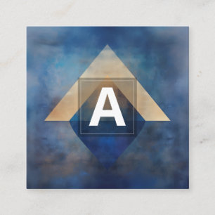Inner Alignment Minimal Design Square Business Card
