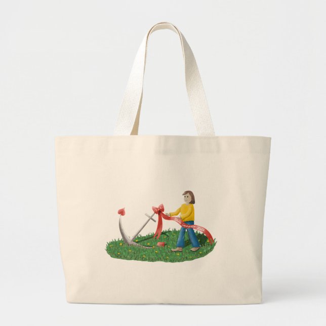 Inner Anchor Jumbo Fabric Bag Pocket (Front)