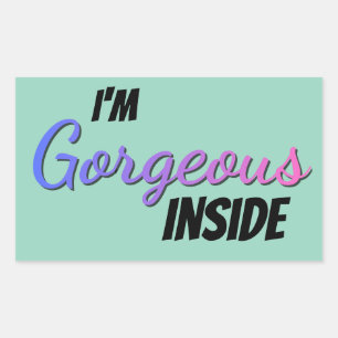 Inner Beauty I'm Gorgeous Inside Sticker