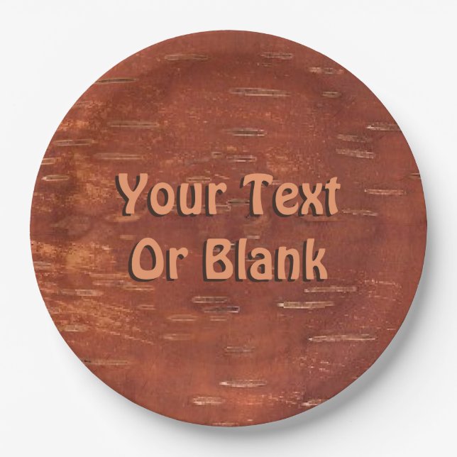 Inner Birch Bark Paper Plate (Front)