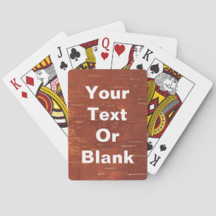Inner Birch Bark Playing Cards