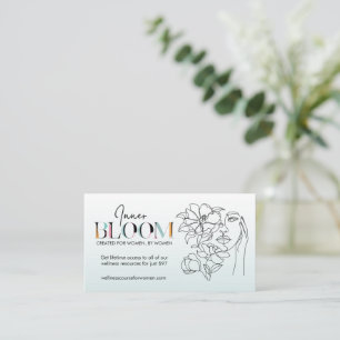 Inner Bloom Femme Carte de visite du cours de bien