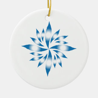 Inner Christmas Star #2 Ceramic Ornament