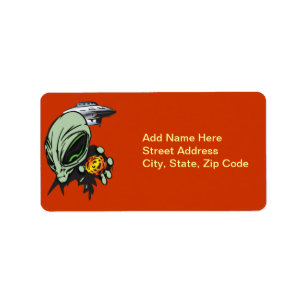 Inner Earth Aliens Label