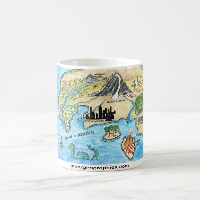 Inner Geographies Map Mug (Center)
