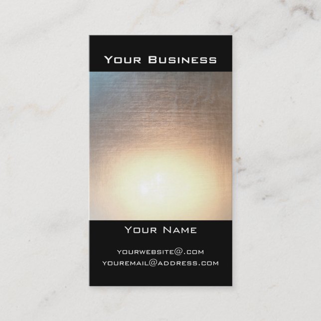 Inner Glow  Business Card (Front)